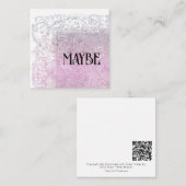 *~* MÖGLICHERWEISE Beziehung AP63 Flachnotiskarte Mitteilungskarte (Vorne/Hinten)