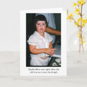 Möglicherweise hatte Mama Recht Karte (Gelbe Blume)