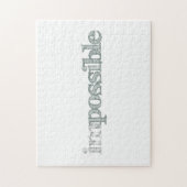 Mögliches unmögliches Motivierend Angebot Puzzle (Vertikal)