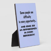 MÖGLICHKEIT AUS SCHWIERIGKEITEN FOTOPLATTE (Seite)