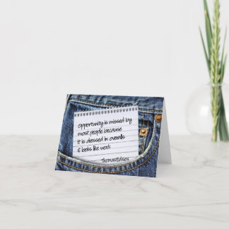 Möglichkeit Inspirationsfreundliche Grußkarte Karte