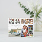 Möglichkeit Postkarte. Postkarte (Stehend Vorderseite)