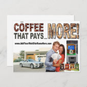 Möglichkeit Postkarte. Postkarte (Vorne/Hinten)