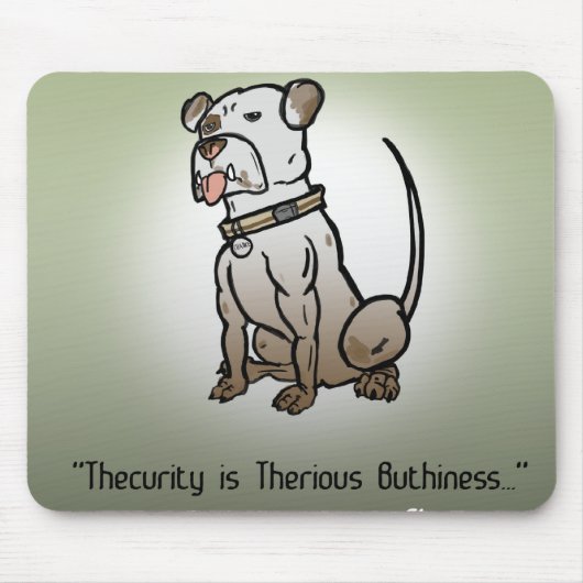 Möglichkeit u. cody "Sicherheits-Möglichkeit" Mousepad (Vorne)