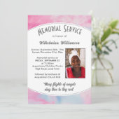 MÖGLICHKEITEN DES ANGELS-Gedenkdienstes Einladung (Stehend Vorderseite)