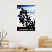 Möglichkeiten Kostenvoranschlag Bergsteiger oben Poster (Küche)