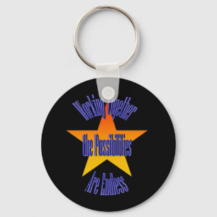 Möglichkeiten sind endloser Schlüsselanhänger