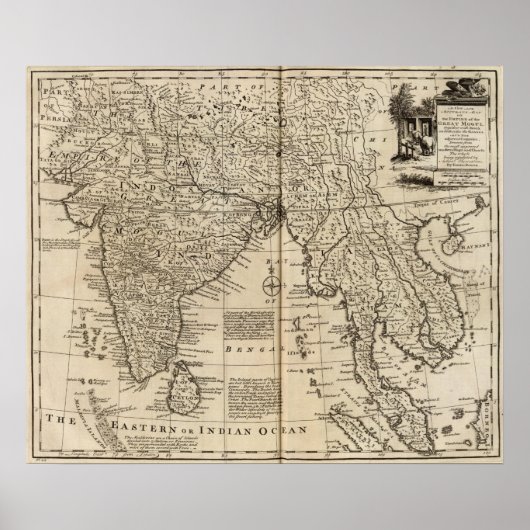 Mogul Empire, Indien Poster (Vorne)