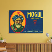 Mogul Lemon LabelSan Fernando, CA Leinwanddruck (Insitu (Wohnzimmer))