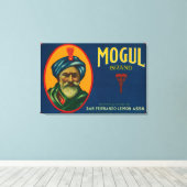 Mogul Lemon LabelSan Fernando, CA Leinwanddruck (Insitu (Holzboden))