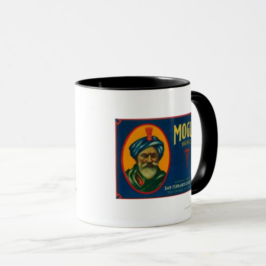 Mogul Lemon LabelSan Fernando, CA Tasse (VorderseiteRechts)