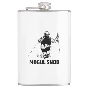 Mogul-Ski-Snob Flachmann