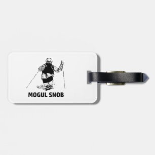 Mogul-Ski-Snob Gepäckanhänger