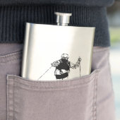 Mogul Skiing Snob Flachmann (Beispiel)