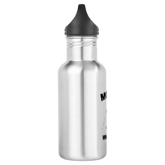 Mogul Whisperer Edelstahlflasche (Links)