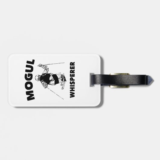 Mogul Whisperer Gepäckanhänger (Rückseite horizontal)
