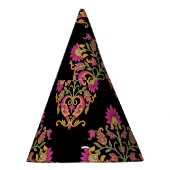 Moguler Blumenpaisley, nahtloses Design. Partyhütchen (Rechts)