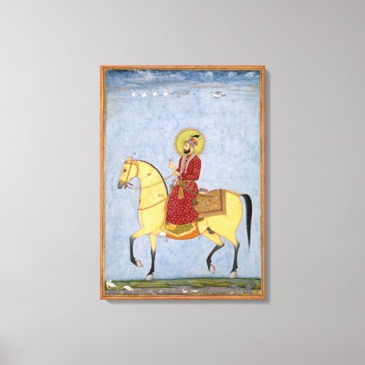 MogulKaiser Farrukhsiyar (1683-1719) (r.1713) Leinwanddruck (Vorderseite)