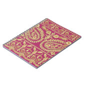 Mogulkunst. Indianisches antikes Gold b Notizblock (Linke Seite)