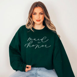 MOH Niedliches Script Bachelorette/Brautparty Sweatshirt