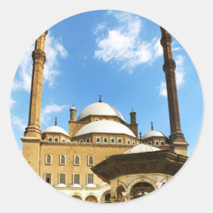 Mohame-Ali-Moschee Runder Aufkleber