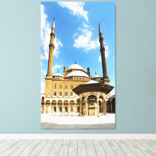 Mohamed Ali Mosque Leinwanddruck (Insitu (Holzboden))
