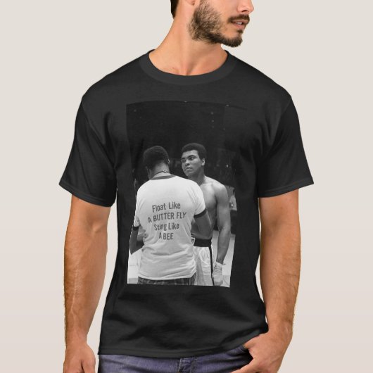 mohamed ali, schwimmen wie eine Butterfliege, die T-Shirt (Vorderseite)