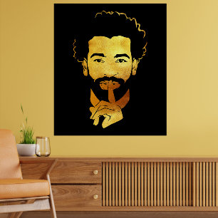 Mohamed Salah, der ägyptische Fußballkönig Poster