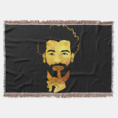 Mohamed Salah, der ägyptische König Fußball Decke (Vorderseite)