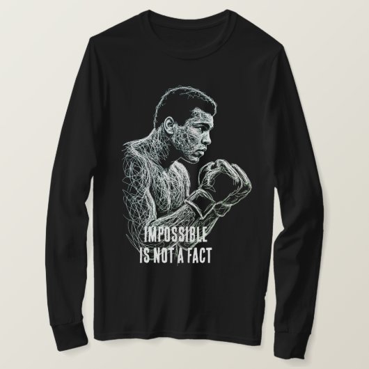 Mohammad Ali - Fügen Sie Ihren Text ein  T-Shirt (Design vorne)