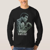 Mohammad Ali - Fügen Sie Ihren Text ein  T-Shirt (Vorderseite)