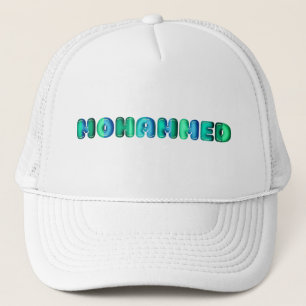 Mohammed Baby Name kawaii 3d Optikkinder Truckerkappe