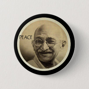 Mohandas Gandhi Button