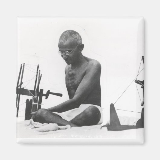 Mohandas Karamchand Gandhi Magnet (Vorne)