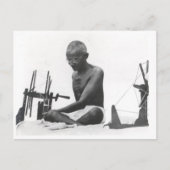 Mohandas Karamchand Gandhi Postkarte (Vorderseite)