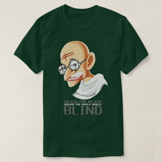 Mohandas Karamchand Gandhi T-Shirt (Design vorne)