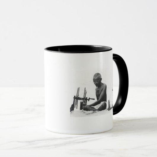 Mohandas Karamchand Gandhi Tasse (VorderseiteRechts)