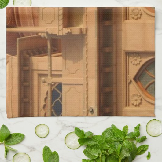 Mohatta Palace Museum: Iconic Design Geschirrtuch (Gefaltet)