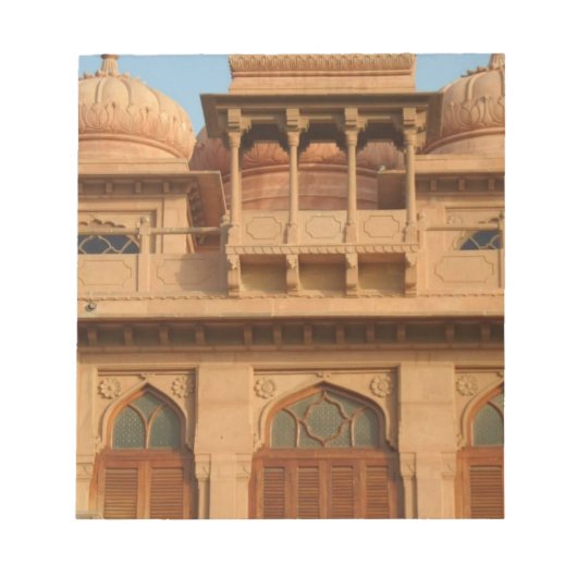 Mohatta Palace Museum: Iconic Design Notizblock (Vorderseite)