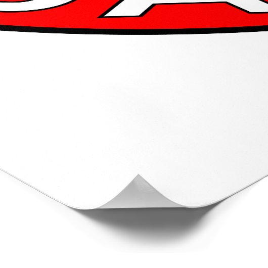 Mohawk Benzoline Vintages Zeichen Poster (Ecke)