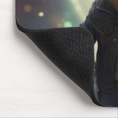 "Mohawk Capybara: Rockin' der Fluss!" Mousepad (Ecke)