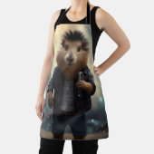 "Mohawk Capybara: Rockin' der Fluss!" Schürze (InSitu)