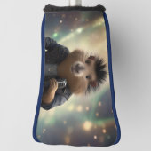 Mohawk Capybara Rockstar, Golf Putter Cover Headcover (Rotieren 90)