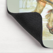 Mohawk-Krieger Mousepad (Ecke)