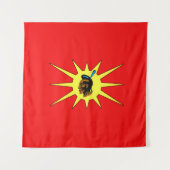 Mohawk-Krieger Wandteppich (Vorderseite)