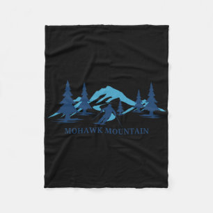 Mohawk Mountain Skiing Ski Resort Skifahrer Fleecedecke