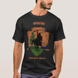 Mohawk Native American Indian Retro Vintage Retro  T-Shirt