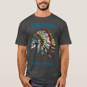 Mohawk Native Amerikanische Ureinwohner Retro Vint T-Shirt