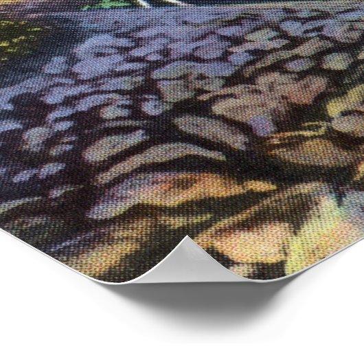 Mohawk-Pfad Aussicht auf die kalte Brücke Poster (Ecke)