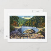 Mohawk-Pfad Aussicht auf die kalte Brücke Postkarte (Vorne/Hinten)
